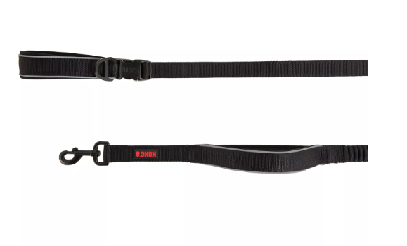 Shock Absorbing Hands-Free Dog Leash: 6-ft long